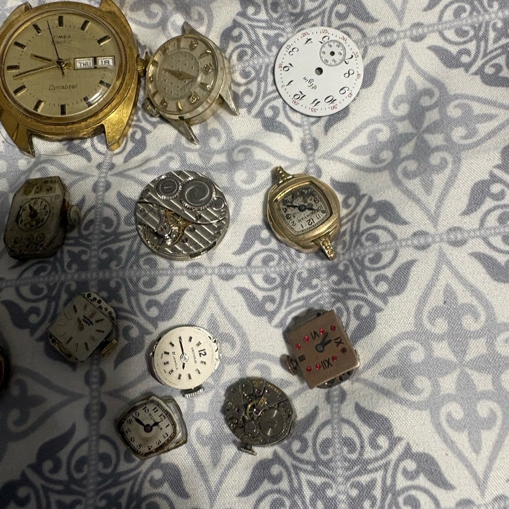 Assorted Watch Faces And Movements Name Brands - image 6